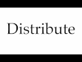 Understanding Distribution