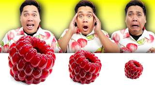I Made A GIANT Raspberry Wax Candy! (Tiny vs Medium vs Giant)