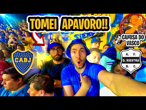 FUI NO MEIO DA LA 12 NUM JOGO DO BOCA/ Boca Juniors x Deportivo Riestra