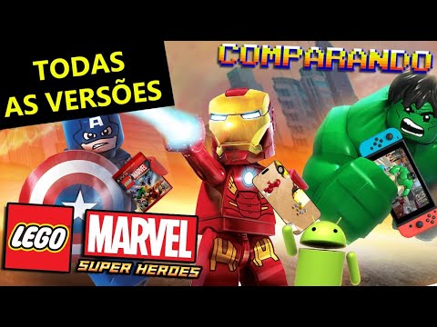 Todas as Versões de LEGO Marvel Super Heroes (Comparação +Android)