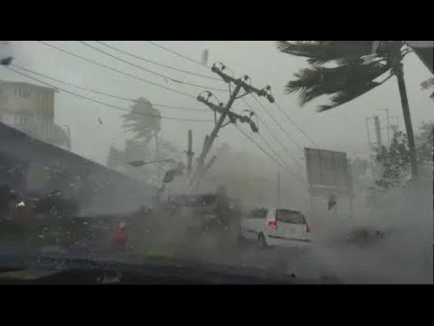 Taiwan now! Incredible Terrifying Scenes of Typhoon Karthon Devastates Kaohsiung