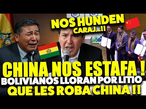 ¡TRAICIÓN TOTAL! BOLIVIANOS LLORAN Y GRITAN PORQUE CHINA SE ROBA TODO SU LITIO