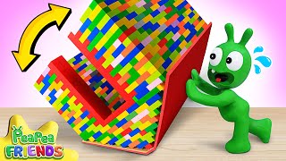 Pea Pea Manages To Fix The Upside Down House - Does it Work