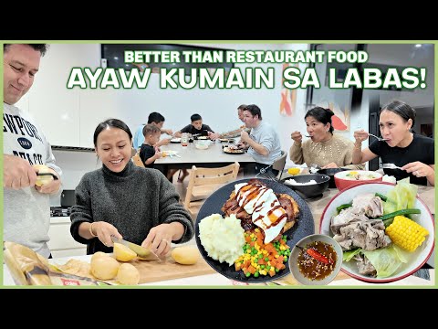TULONG TULONG ANG LAHAT SA KUSINA PARA SA DABEST NA DINNER! GIRLS SHOPPING TRIP! ❤️ | rhazevlogs