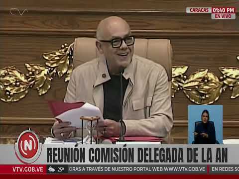 Jorge Rodríguez en Reunión de la Comisión Delegada de la Asamblea Nacional, 23 de diciembre de 2024