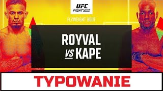 UFC Fight Night Royval vs. Kape (Oleksiejczuk - Almeida) - typowanie pełnej karty walk