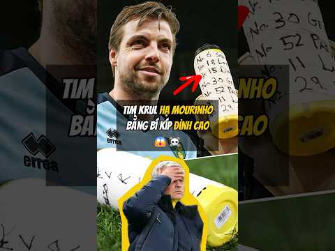 Chiếc Chai 'Bí Mật' Hạ Gục Mourinho! 😯 #football #bongda