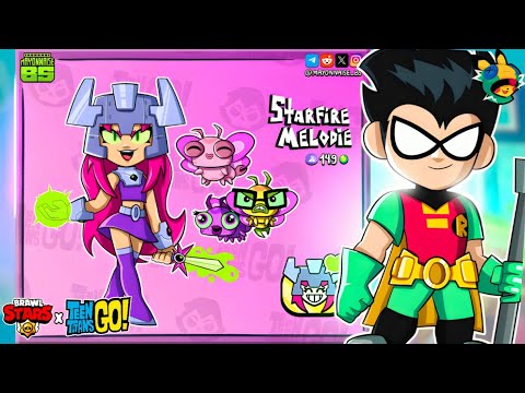 SE O BRAWL STARS FIZESSE PARCERIA COM JOVENS TITANS GO?! COMUNIDADE DO BRAWL STARS 