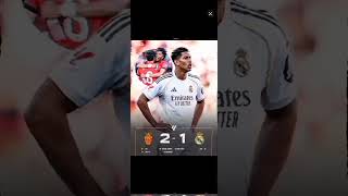 ريال مايوركا يفوز على ريال مدريد بنتيجة 2_1 ليعطي هدية لبرشلونة ان فاز في مباراة اتلتي يصبح فارق7نقط