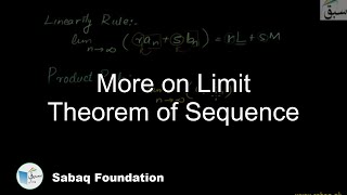 More on Limit Theorem of Sequence