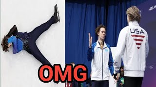 Ilia Malinin falls to lose gold to Mikhail Shaidorov in Men's Free Figure Skating WinterOlympics2026