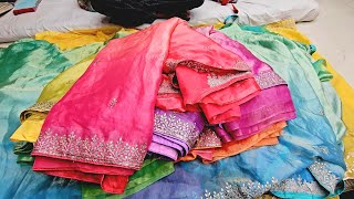 Festival Special Space Silk, Fendi, Churchy Silk Sarees At Radha Creation In Surat