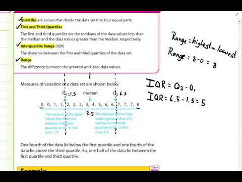 6th Grade Math Chapter 11 Lesson 3 Part 1: Measures of...