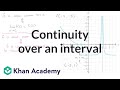 Continuity and Intervals in Functions