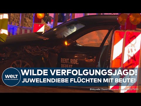 BERLIN: Spektakuläre Verfolgungsjagd mit der Polizei! Juwelendiebe sorgen für Chaos!