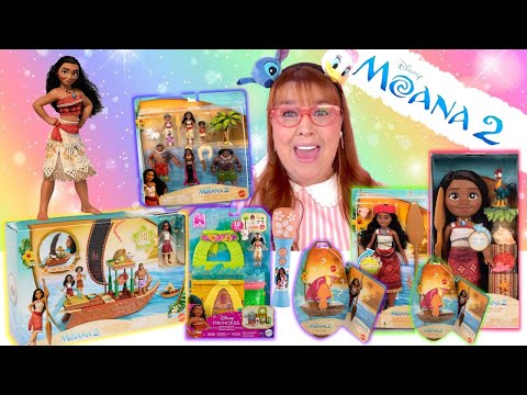 🌺 UNBOXING SO MANY MOANA 2 TOYS!! HEI HEI SIMEA PUA MAUI 🌺