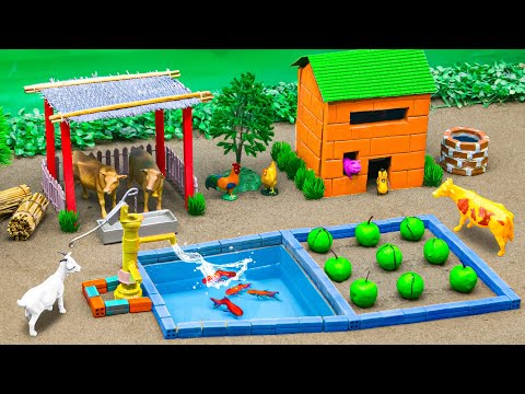 Building Farm for Barnyard Animal Figurines