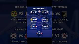 Calendario de abril para la máquina #viral