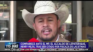Alcalde de Lepaterique comparece ante el MP por permisos otorgados a Hidroeléctrica Petacón