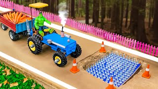 DIY Mini Trailer, Road Roller for Concrete Road Making