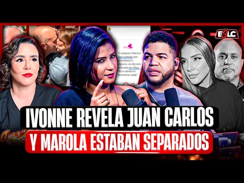 IVONNE REVELA TODO DE LAURA BONELLY Y JUAN CARLOS SIMO “JUAN CARLOS Y MAROLA TIENEN MESES ALEJADOS”