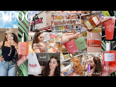 T.J. Maxx summer hygiene shopping VLOG (affordable fragrance +perfume oil +lotions +soaps +etc.)