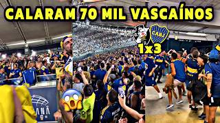HISTÓRICO! TORCIDA DO BOCA JUNIORS CALA A DO VASCO NO MARACANÃ 