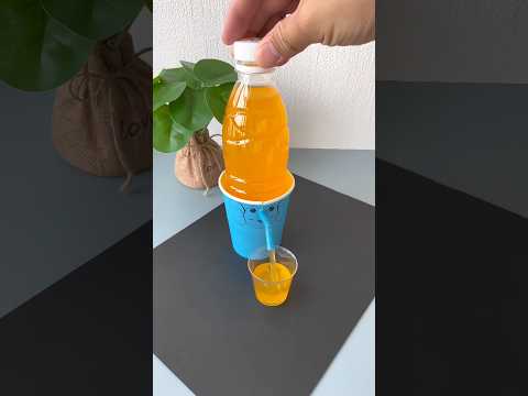 DIY Water Fountain Without Electricity At Home From Discarded Plastic Bottles - DEMO | #shorts