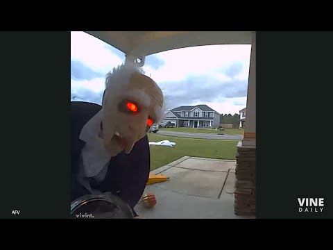 FUNNIEST HALLOWEEN CAUGHT on Security Cameras 2024 - Spooky, Silly & Hilarious Moments! 🎃👻