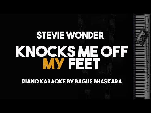 [Piano Karaoke] Knocks Me Off My Feet – Stevie Wonder (with Lyrics)