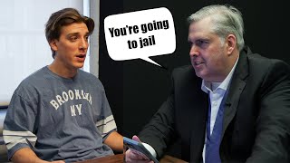 Arrested for sneaking into a college campus