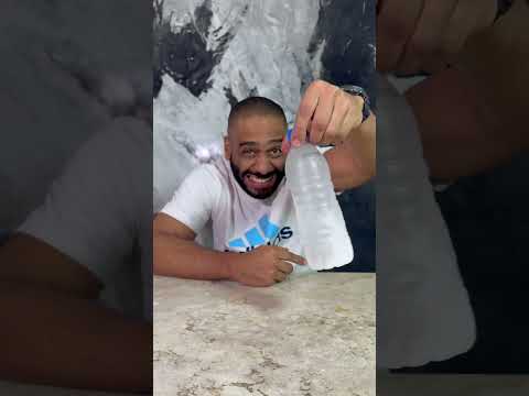I sprayed deodorant in a bottle and this happened…#ScienceHack #PressureTest #CrazyExperiment