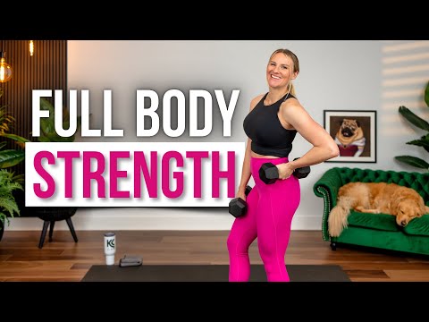 30 min. Full Body Strength Training to BUILD MUSCLE!