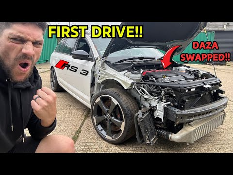 FIRST DRIVE OF MY DAZA RS3 SWAPPED SKODA OCTAVIA VRS!!...