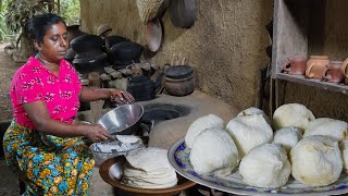 young coconut hoppers / Coconut hoppers I made in a different way . village kitchen recipe