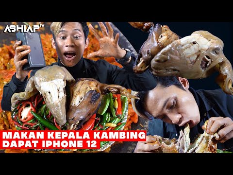 MAKAN DUA KEPALA KAMBING DAPAT IPHONE 12