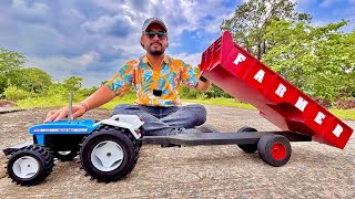 Remote Control Tractor Unboxing |  New Holland 3630 with Trolley |