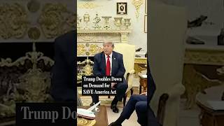 Trump Says He Won’t Sign Housing Bill Without SAVE America Act | WSJ News