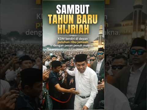 Di Hadapan Puluhan Ribu Jamaah, KDM Sampaikan Pesan Menyentuh di Tahun Baru Hijriah