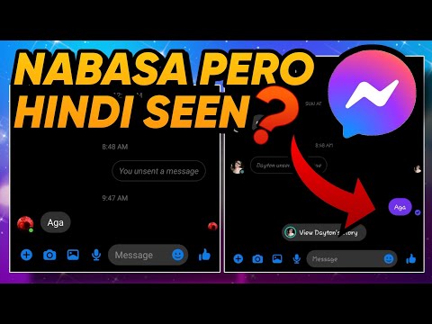 HINDI SEEN, PERO NABASA! | Paano Magbasa ng Message Nang 'Di Napapansin? 2024 MESSENGER TRICKS