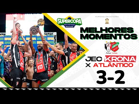 Melhores Momentos JEC Krona 3 x 2 Atlântico Erechim | Supercopa de Futsal Masculino | Final