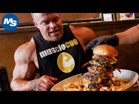 6300 Calorie Burger Challenge | Bodybuilder vs Food | Brent Swansen