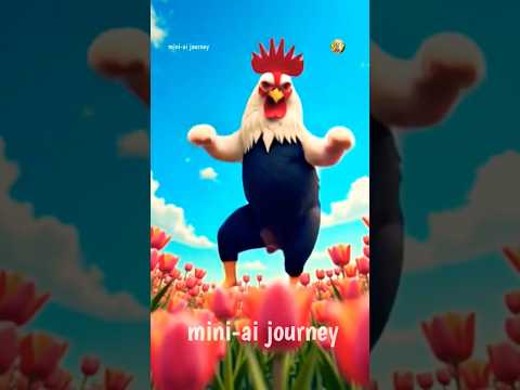 Funny murgi dance 🌸🔥@mini-aijourney#chicken #funny #funnyanimals #ai #banana #catdance #puppy