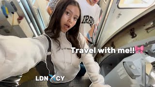 TRAVEL DAY VLOG: come with me to Cyprus!!!!!*airport vlog*