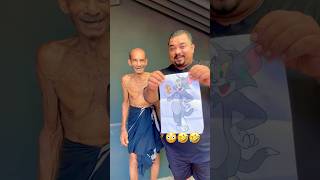 Tom 🍓Jerry (Grandpa,Grandma&Grandson)Don't Miss the End🤣🎈 #shorts