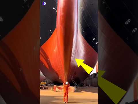 Why Giant Ship Have Bulbous Bow 🤔 #shorts