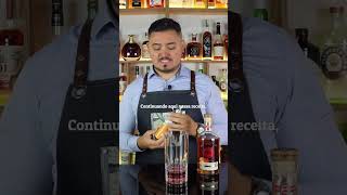 Variação do NEGRONI com RUM #coquetelaria #negroni #drink #receitas