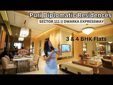 3 BHK Sample Flat Tour | Puri Diplomatic Residences Sector 111 Gurgaon | Puri Dwarka Expressway