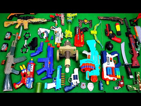 Collecting 7 Sniper Rifles and AK47 Guns Super Machine Gun Air Gun Arrow Gun Water Gun Sword Shotgun