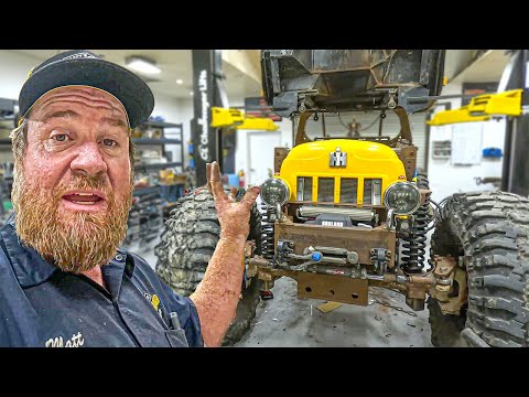 It’s Tearing Itself Apart, Can This Monster Truck Part Save The Wrecker?!